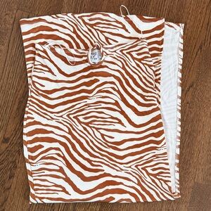 Princess Polly Zebra Side Slit Skirt